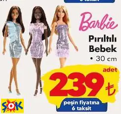 BARBİE OYUNCAK PIRILTILI BEBEK 30 CM BARBİE OYUNCAK PIRILTILI BEBEK 30 CM